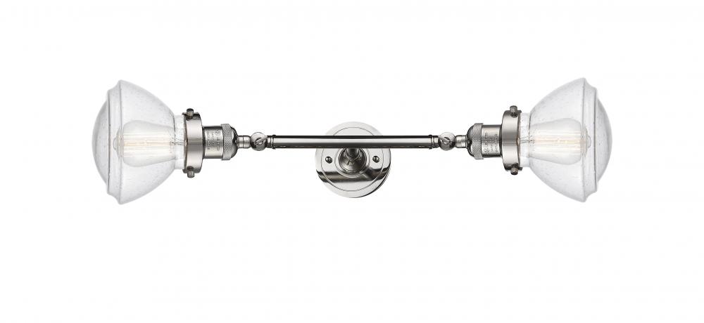 Olean - 2 Light - 7 inch - Polished Nickel - Bath Vanity Light