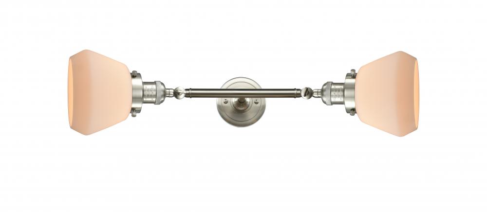 Fulton - 2 Light - 7 inch - Brushed Satin Nickel - Bath Vanity Light