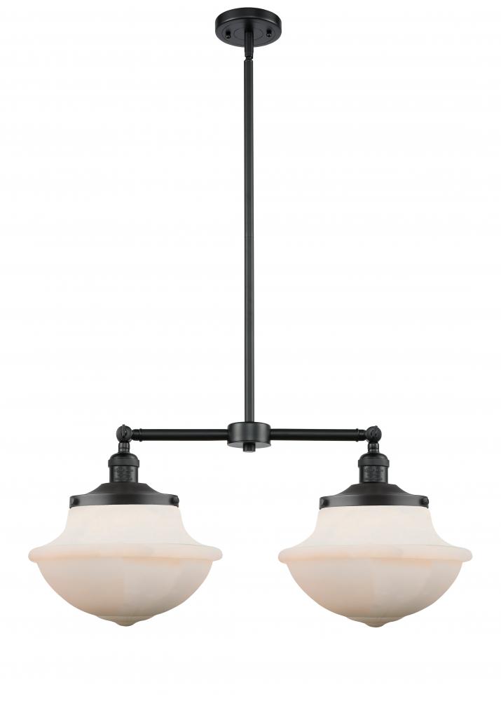 Oxford - 2 Light - 25 inch - Oil Rubbed Bronze - Stem Hung - Island Light