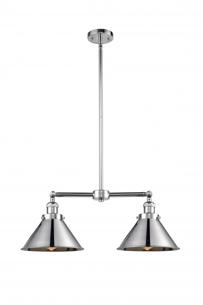 Briarcliff - 2 Light - 21 inch - Polished Chrome - Stem Hung - Island Light