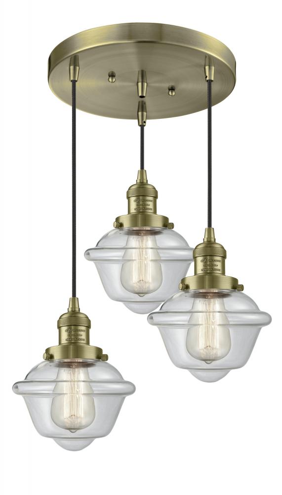 Small Oxford 3 Light Multi-Pendant