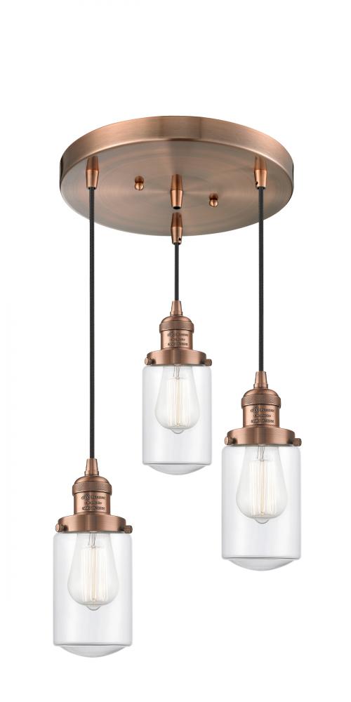 Dover 3 Light Multi-Pendant