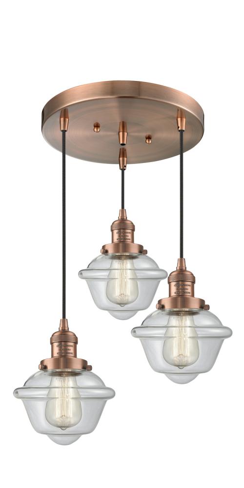 Small Oxford 3 Light Multi-Pendant