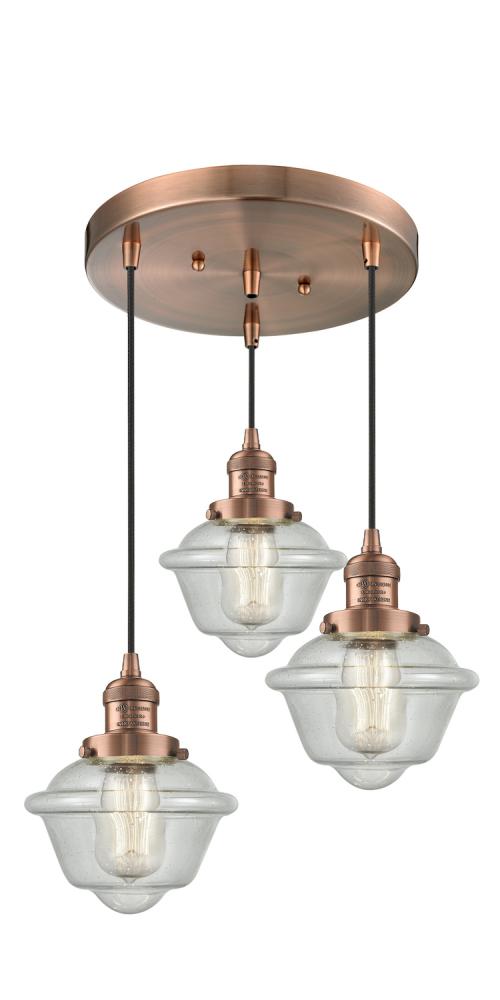 Small Oxford 3 Light Multi-Pendant