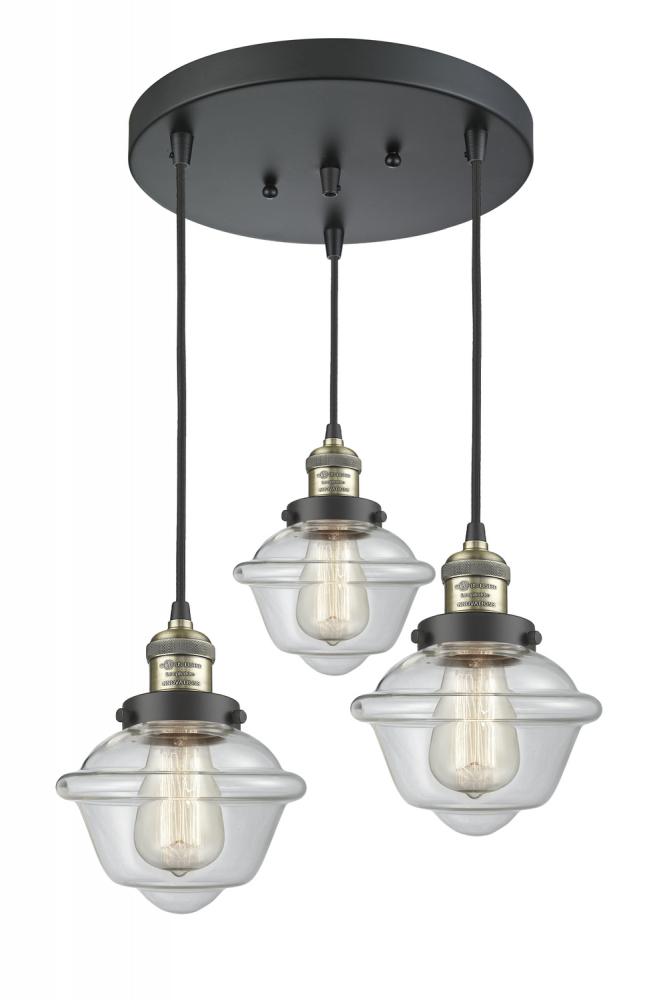 Small Oxford 3 Light Multi-Pendant