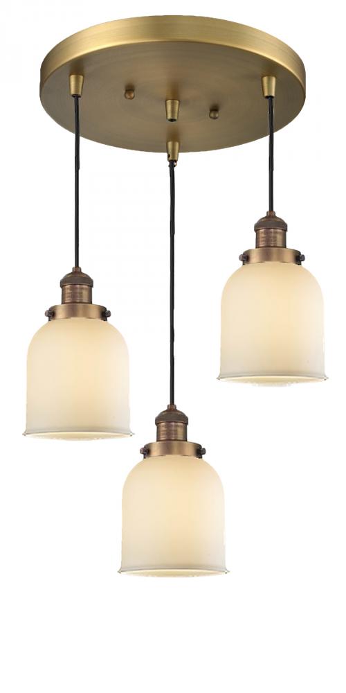 Small Bell 3 Light Multi-Pendant