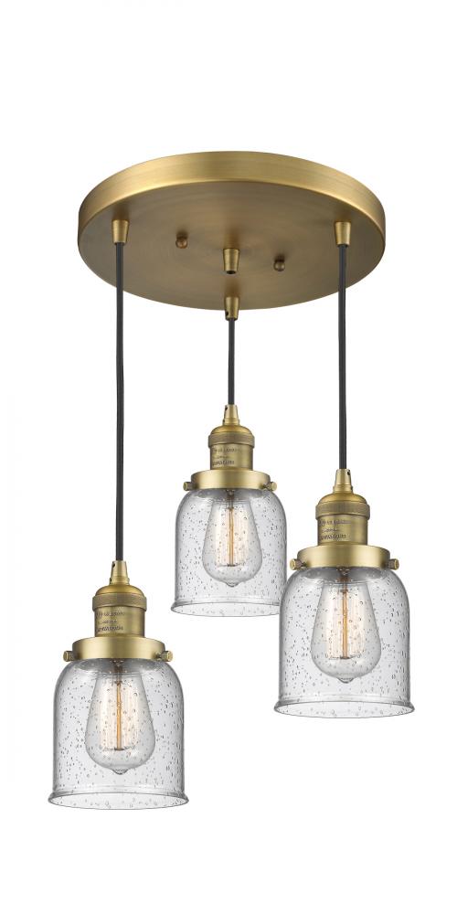 Small Bell 3 Light Multi-Pendant