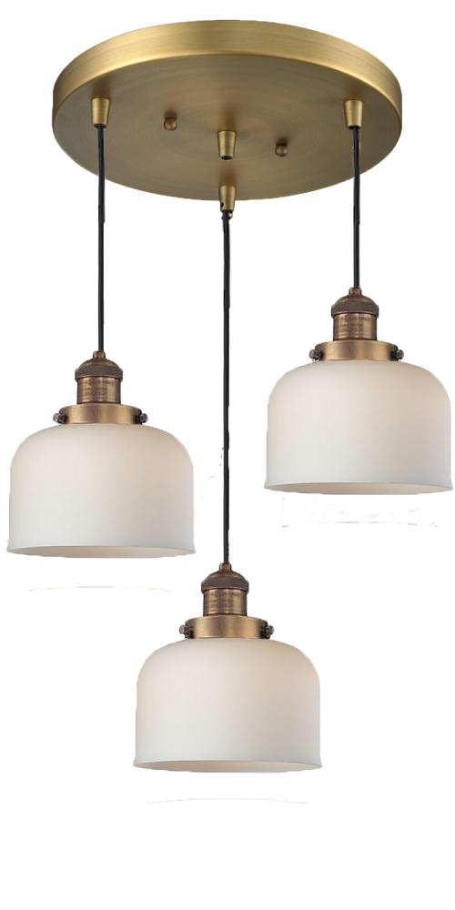 Large Bell 3 Light Multi-Pendant