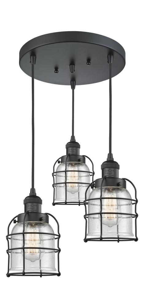 Small Bell Cage 3 Light Multi-Pendant