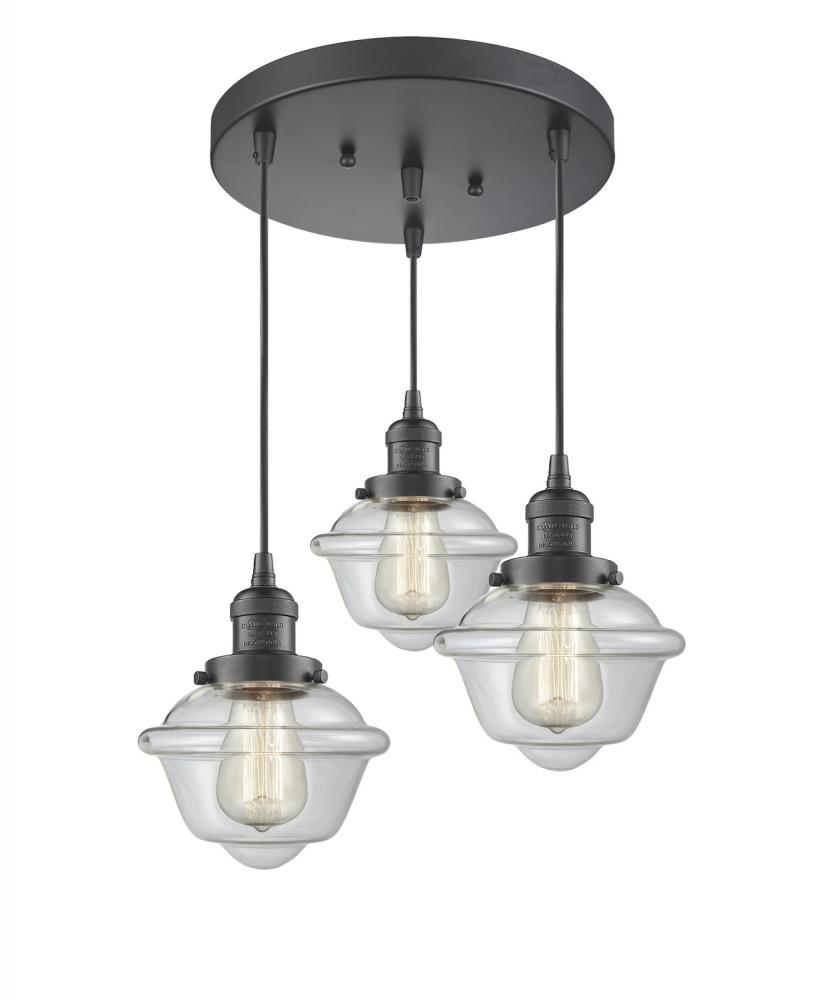 Small Oxford 3 Light Multi-Pendant