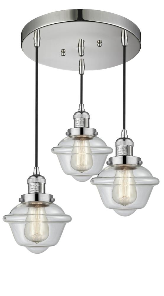 Small Oxford 3 Light Multi-Pendant