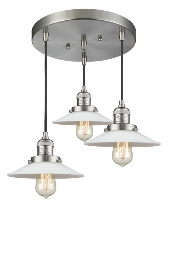 Halophane 3 Light Multi-Pendant