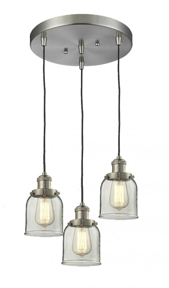 Small Bell 3 Light Multi-Pendant