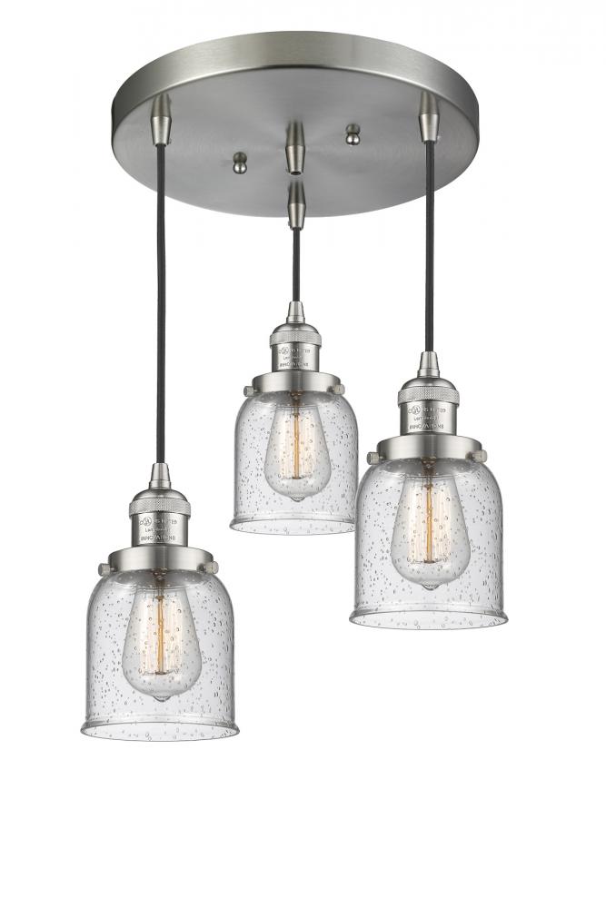 Small Bell 3 Light Multi-Pendant