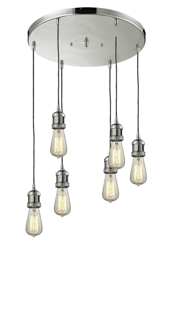 Bare Bulb 6 Light Multi-Pendant