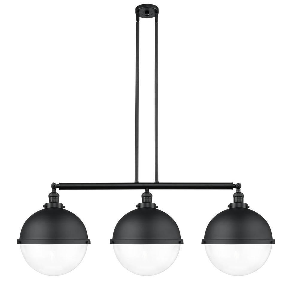 Hampden - 3 Light - 45 inch - Matte Black - Stem Hung - Island Light