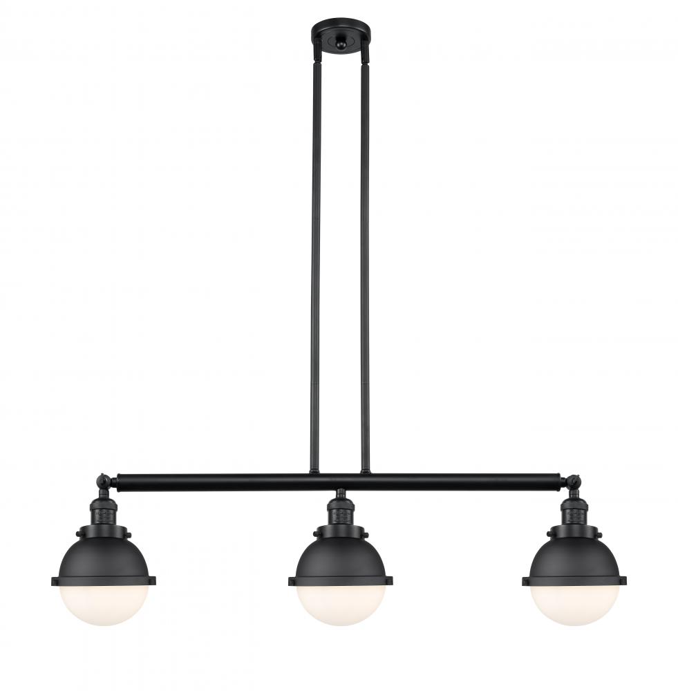 Hampden - 3 Light - 40 inch - Matte Black - Stem Hung - Island Light