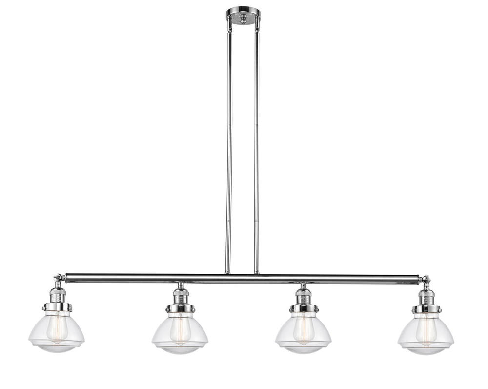 Olean - 4 Light - 51 inch - Polished Chrome - Stem Hung - Island Light