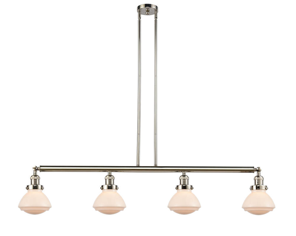 Olean - 4 Light - 51 inch - Polished Nickel - Stem Hung - Island Light