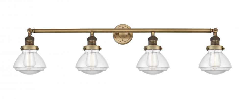 Olean - 4 Light - 43 inch - Brushed Brass - Bath Vanity Light