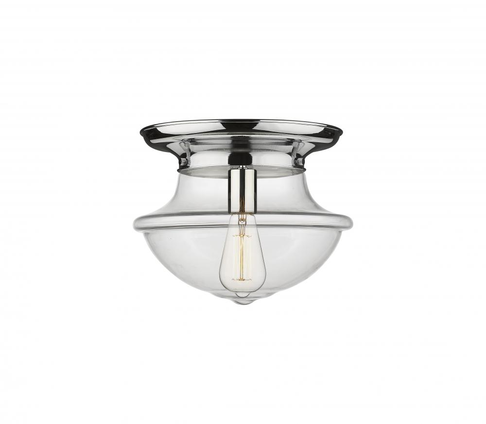 Oxford - 1 Light - 14 inch - Polished Chrome - Flush Mount