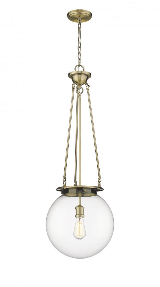 Beacon - 1 Light - 14 inch - Antique Brass - Chain Hung - Pendant