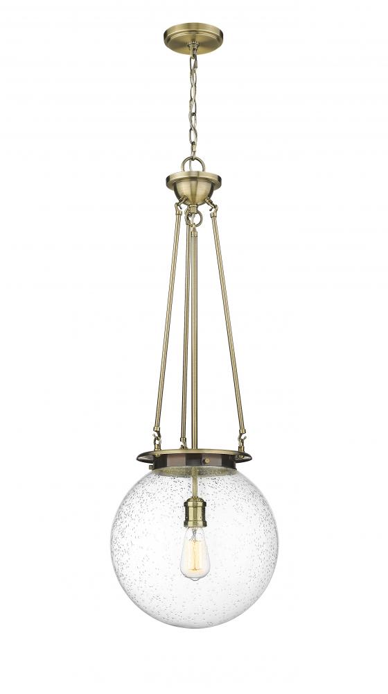 Beacon - 1 Light - 14 inch - Antique Brass - Chain Hung - Pendant