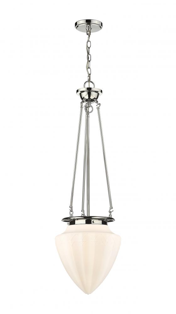 Beacon - 1 Light - 14 inch - Polished Nickel - Chain Hung - Pendant