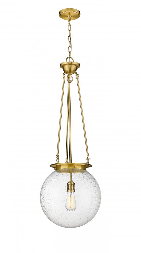 Beacon - 1 Light - 14 inch - Satin Gold - Chain Hung - Pendant