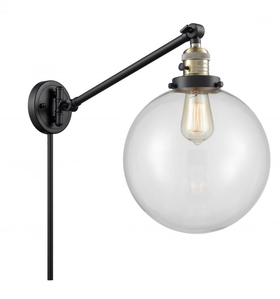 Beacon - 1 Light - 10 inch - Black Antique Brass - Swing Arm