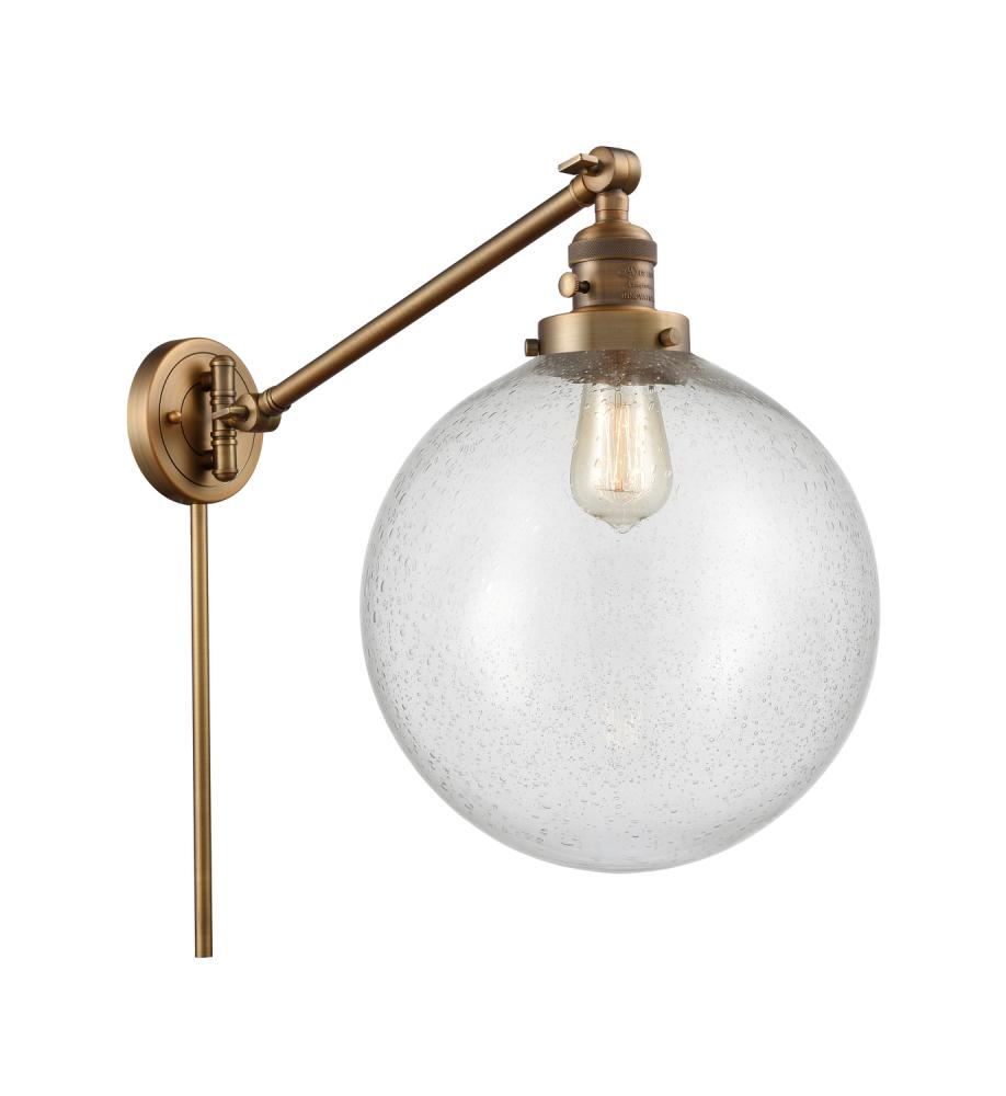 Beacon - 1 Light - 12 inch - Brushed Brass - Swing Arm