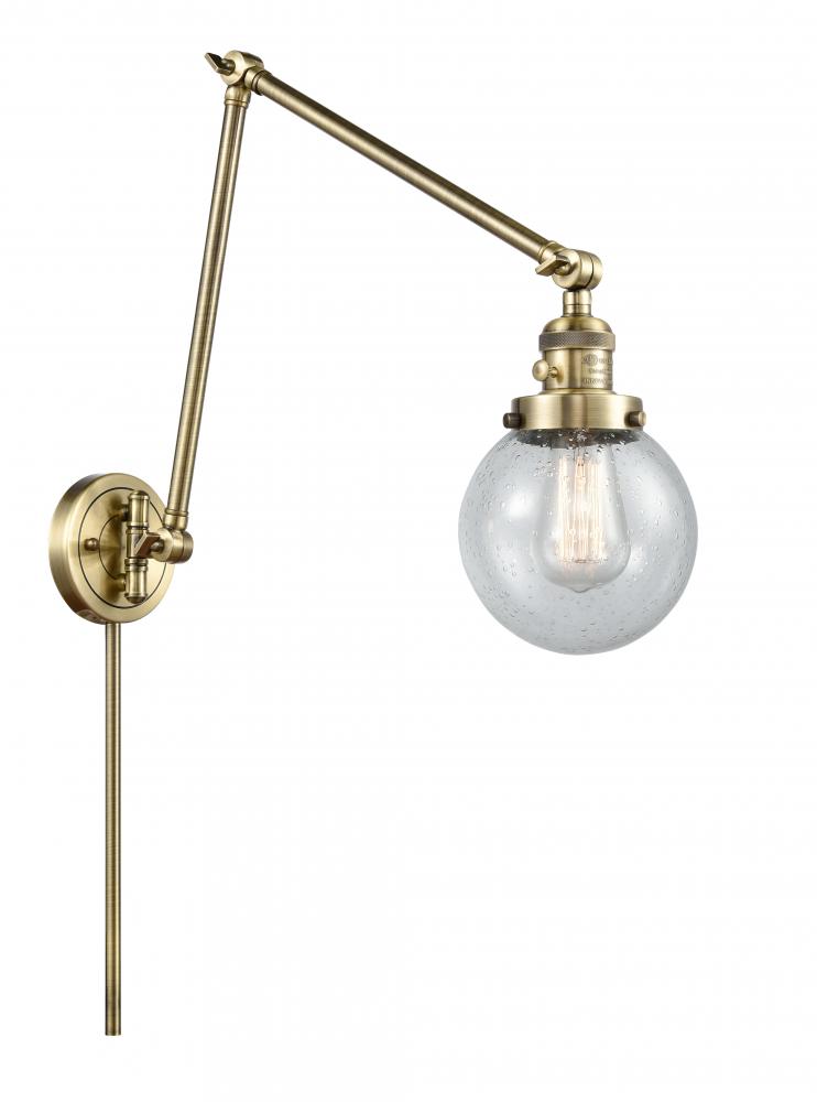 Beacon - 1 Light - 6 inch - Antique Brass - Swing Arm