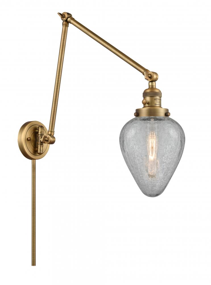 Geneseo - 1 Light - 8 inch - Brushed Brass - Swing Arm