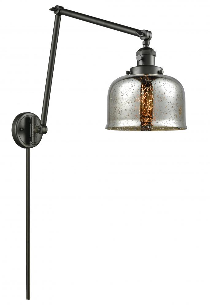 Bell - 1 Light - 8 inch - Oil Rubbed Bronze - Swing Arm