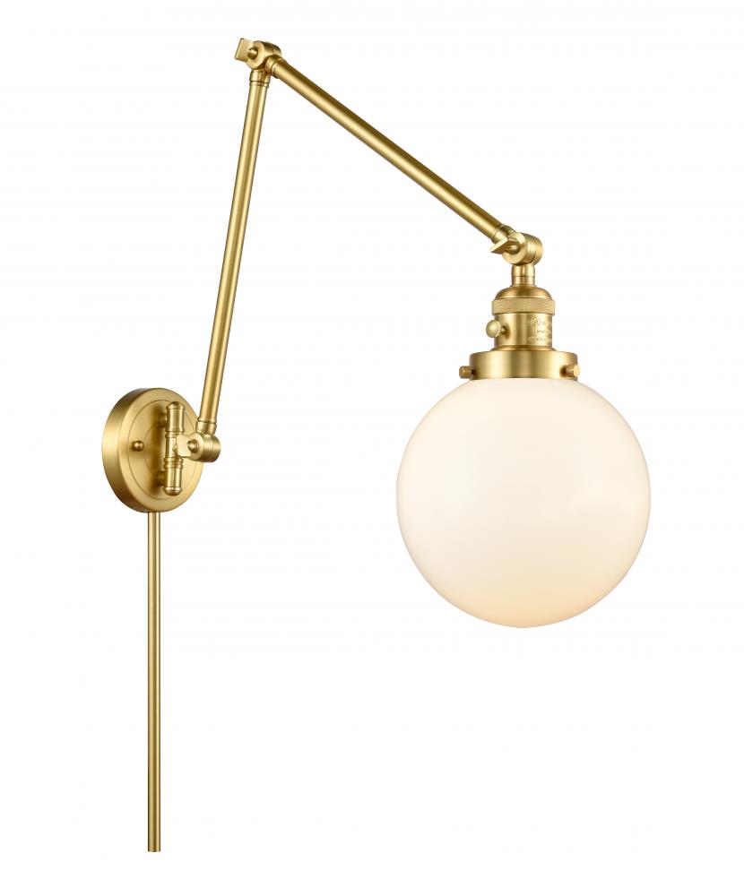 Beacon - 1 Light - 8 inch - Satin Gold - Swing Arm