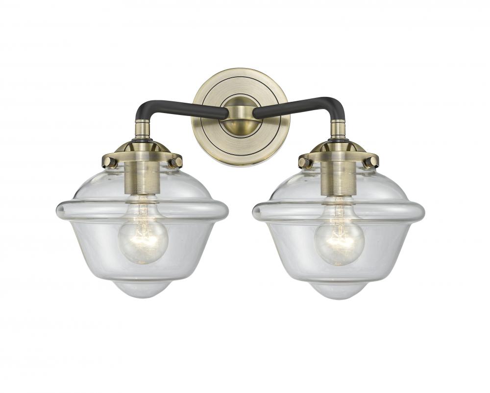 Small Oxford 2 Light Bath Vanity Light