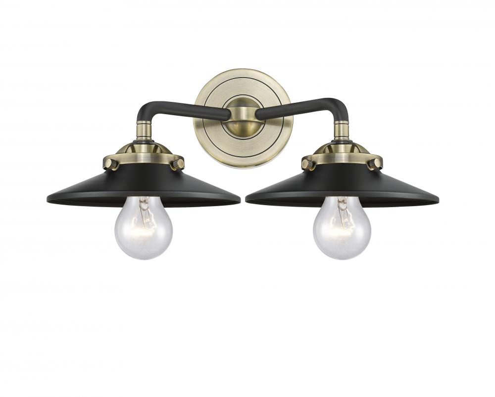 Railroad 2 Light Bath Vanity Light