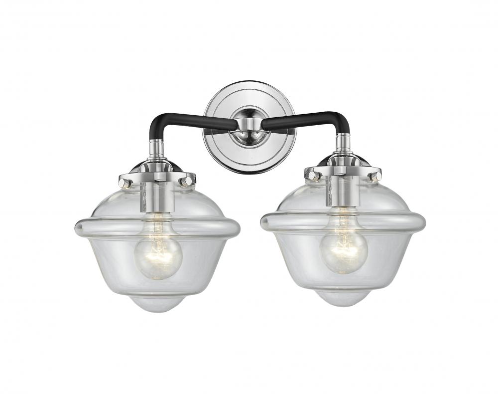 Small Oxford 2 Light Bath Vanity Light