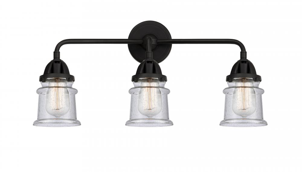 Canton - 3 Light - 23 inch - Matte Black - Bath Vanity Light