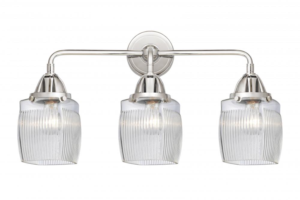 Colton - 3 Light - 24 inch - Polished Chrome - Bath Vanity Light