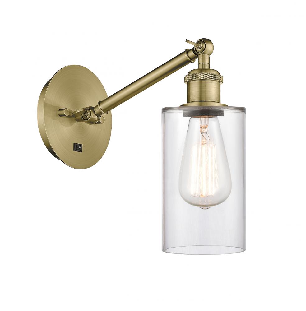 Clymer - 1 Light - 4 inch - Antique Brass - Sconce