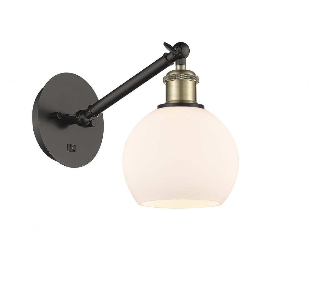 Athens - 1 Light - 6 inch - Black Antique Brass - Sconce