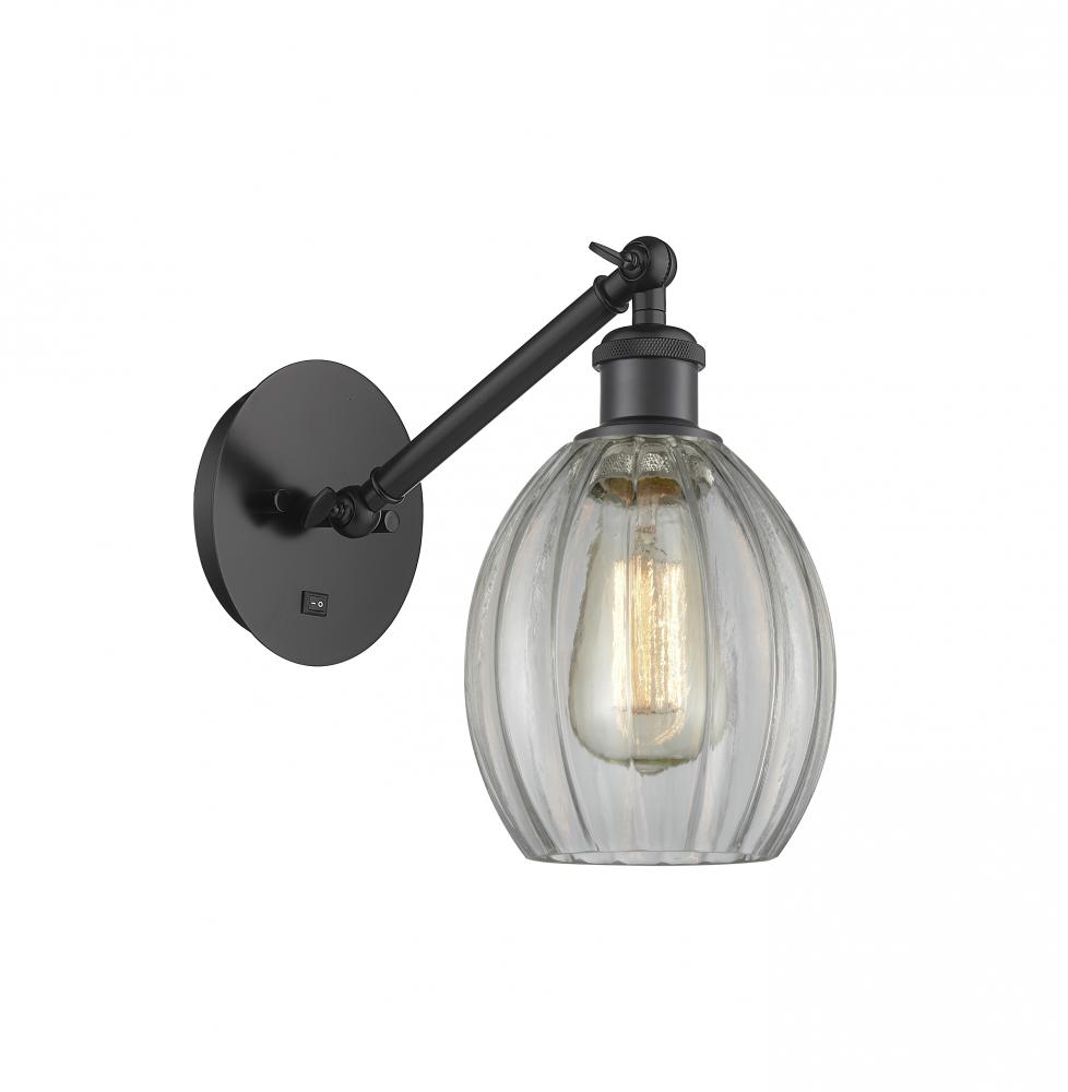 Eaton - 1 Light - 6 inch - Matte Black - Sconce