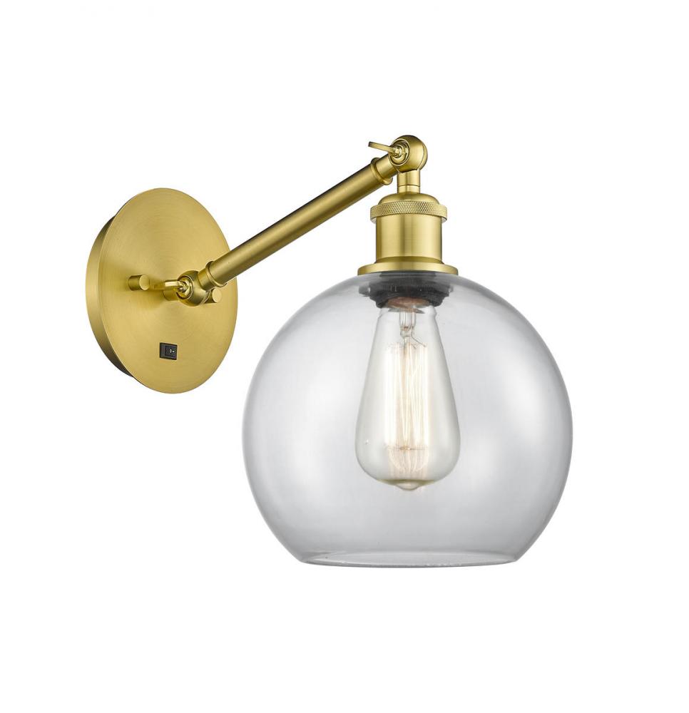 Athens - 1 Light - 8 inch - Satin Gold - Sconce