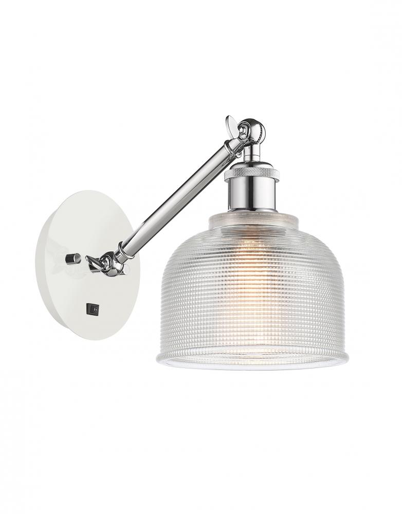 Dayton - 1 Light - 6 inch - White Polished Chrome - Sconce