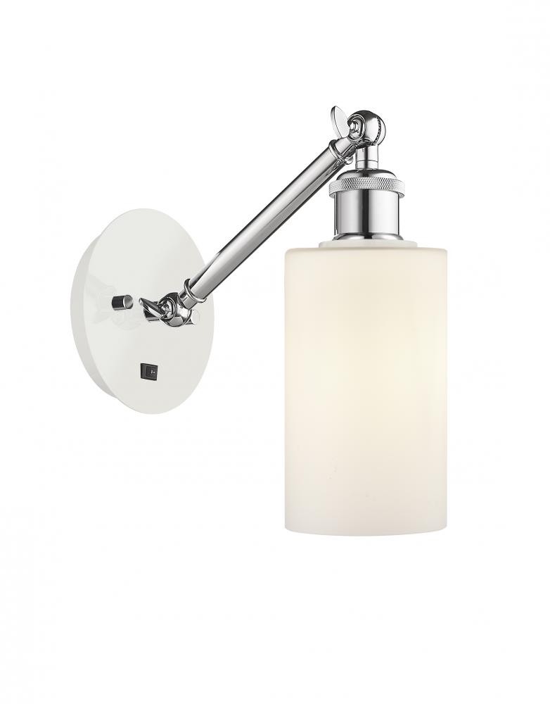 Clymer - 1 Light - 4 inch - White Polished Chrome - Sconce