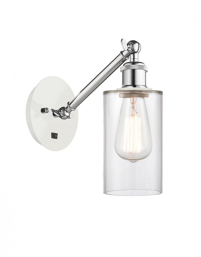 Clymer - 1 Light - 4 inch - White Polished Chrome - Sconce