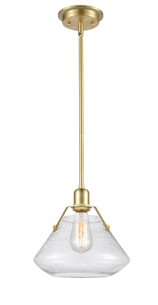 Luna - 1 Light - 11 inch - Satin Brass - Mini Pendant