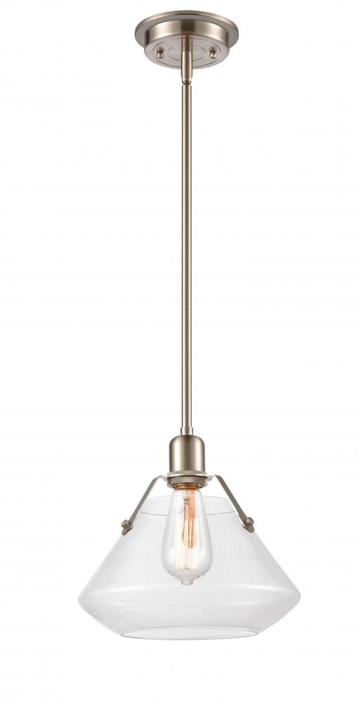 Luna - 1 Light - 11 inch - Satin Nickel - Mini Pendant