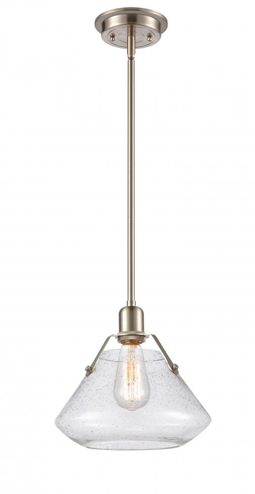 Luna - 1 Light - 11 inch - Satin Nickel - Mini Pendant